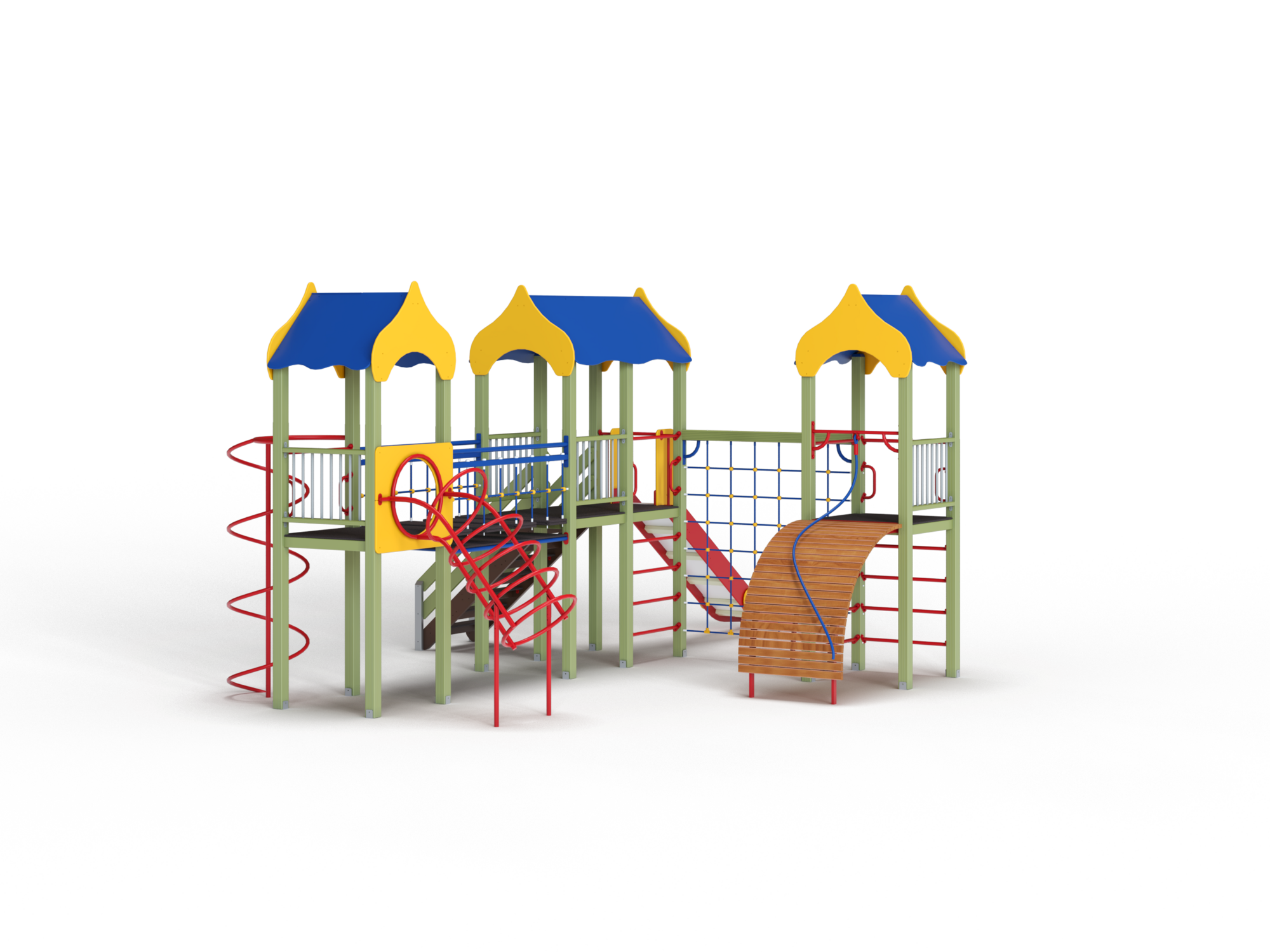 ДИК 3.113-ДЕРЕВО Детский игровой комплекс Н=1500 мм