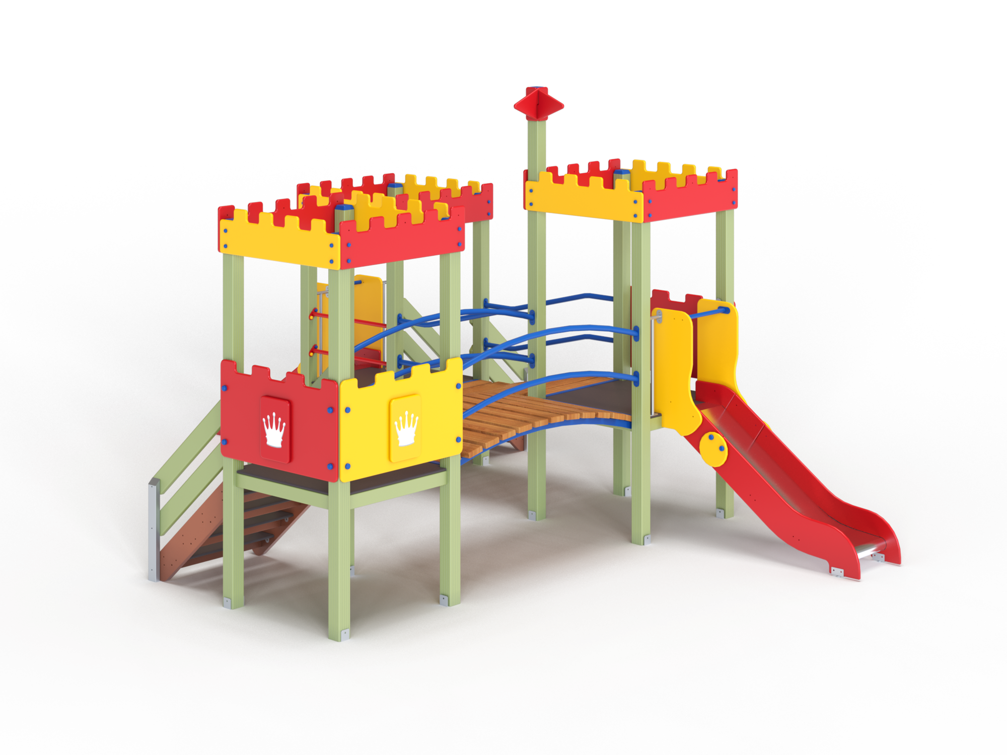 ДИК 3.175-ДЕРЕВО Детский игровой комплекс Н=900 мм, Н=700 мм