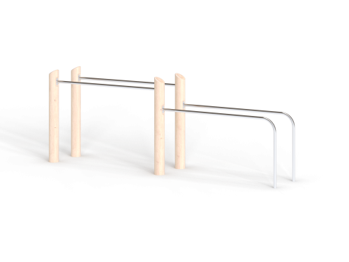 ДП 7.091 Брусья для отжиманий на бревнах