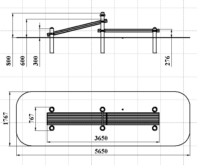 СО 7.24 Скамья для пресса комбинированная