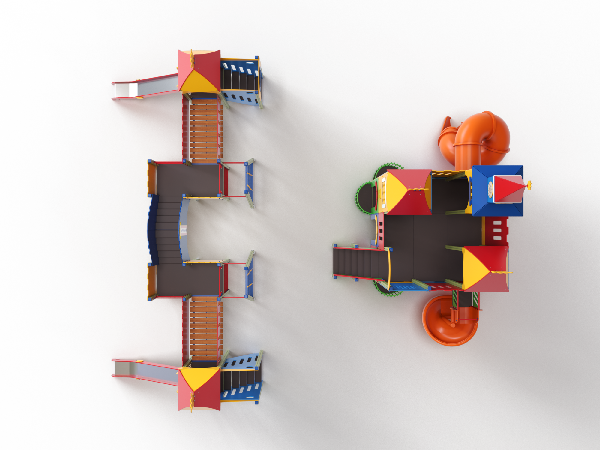 ДИК 9.19 Детский игровой комплекс Н=1500 мм, 2000 мм
