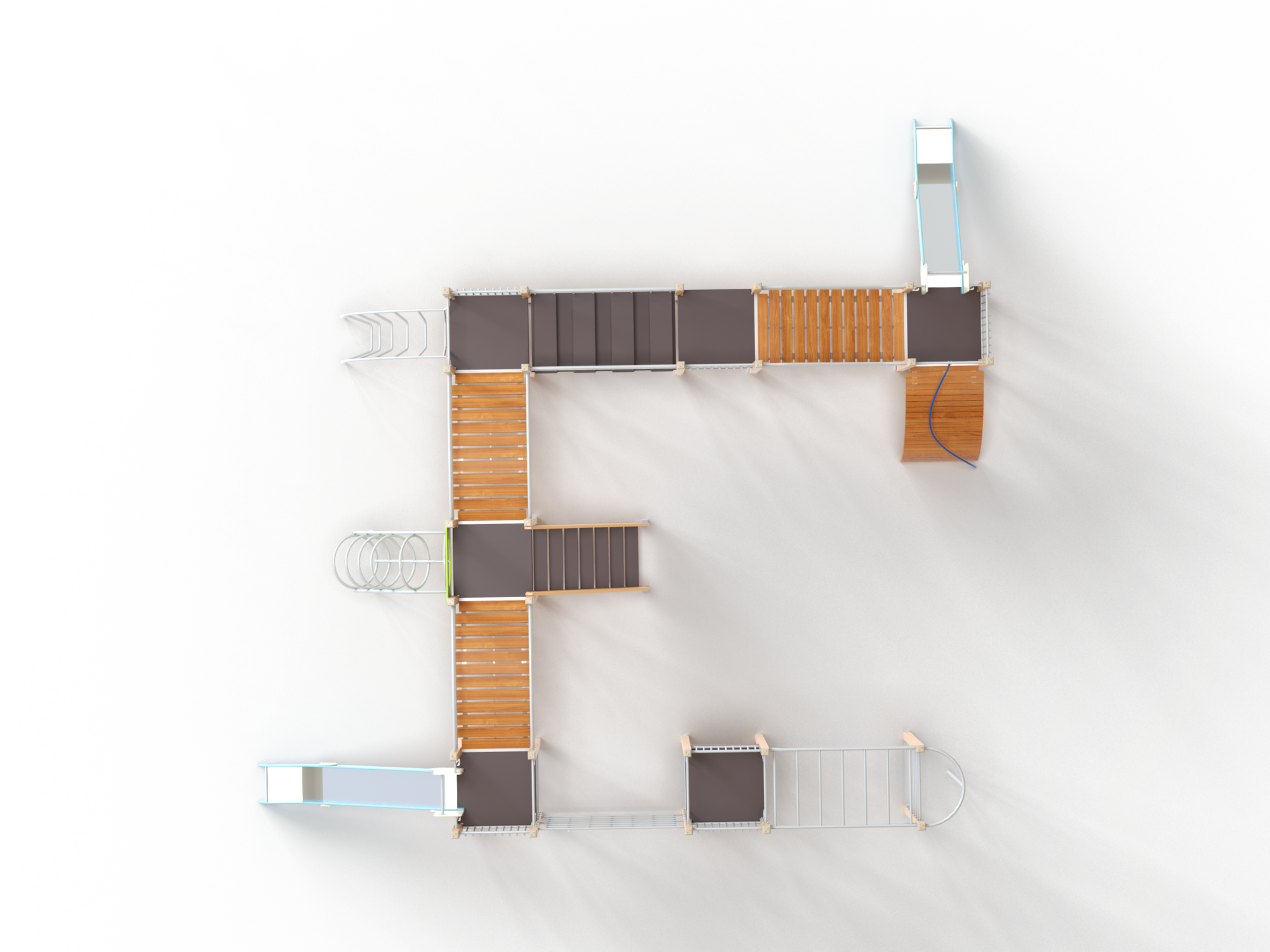 ДИК 5.01-ДПК Детский игровой комплекс Н=1200, 1500