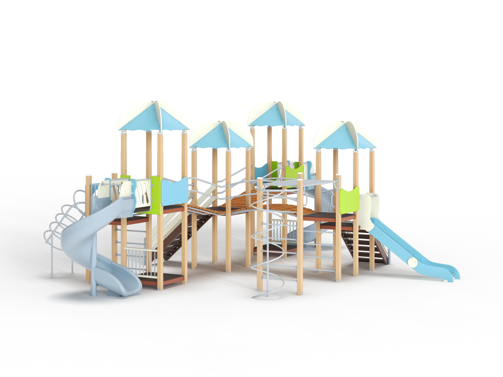 ДИК 4.177-ДПК Детский игровой комплекс Н=1200 мм, 1500 мм, 1800 мм