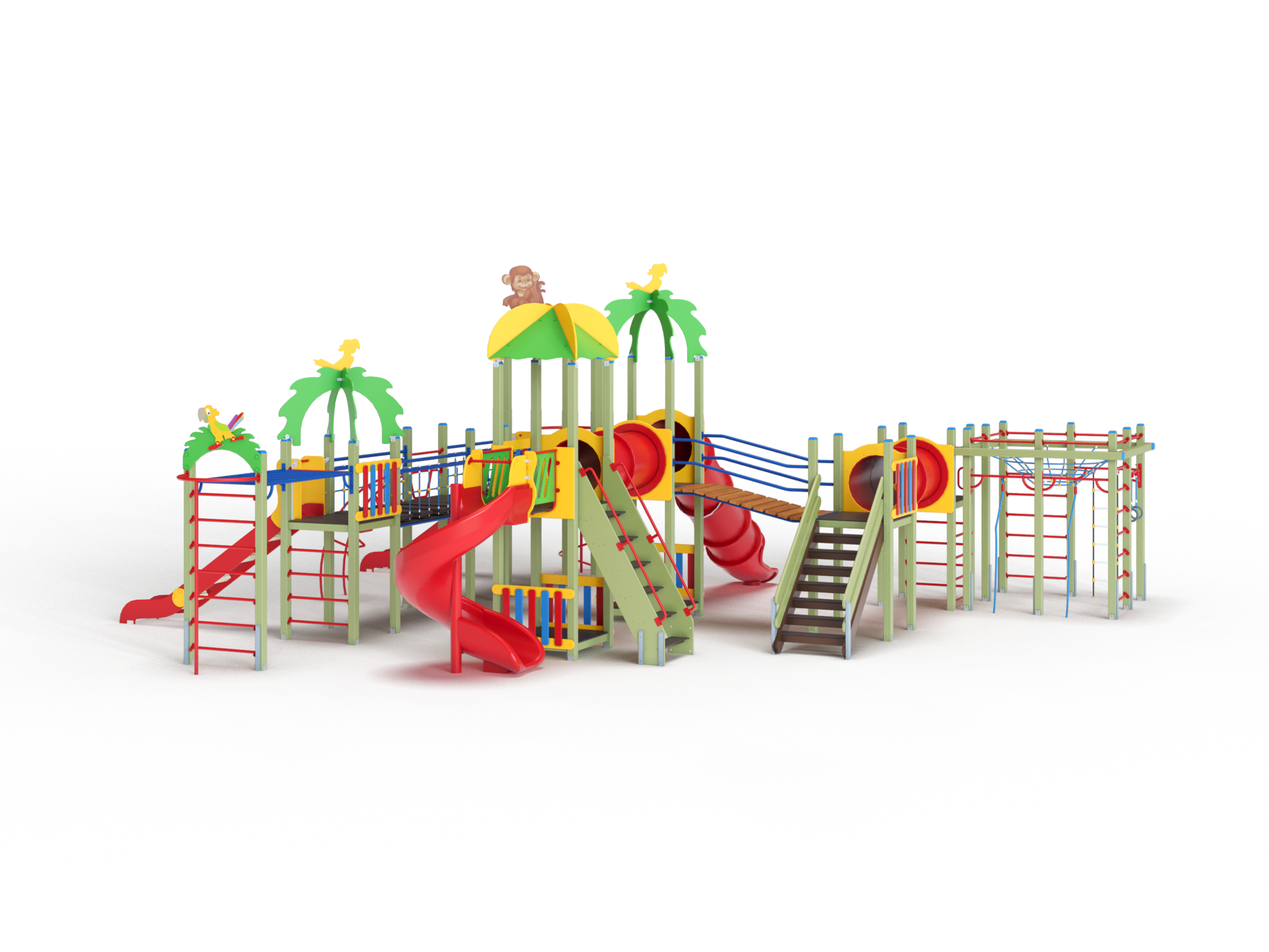 ДИК 9.202-ДЕРЕВО Детский игровой комплекс Н=1500 мм, 1800 мм