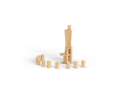 ДП 2.02-К Трон с пеньками