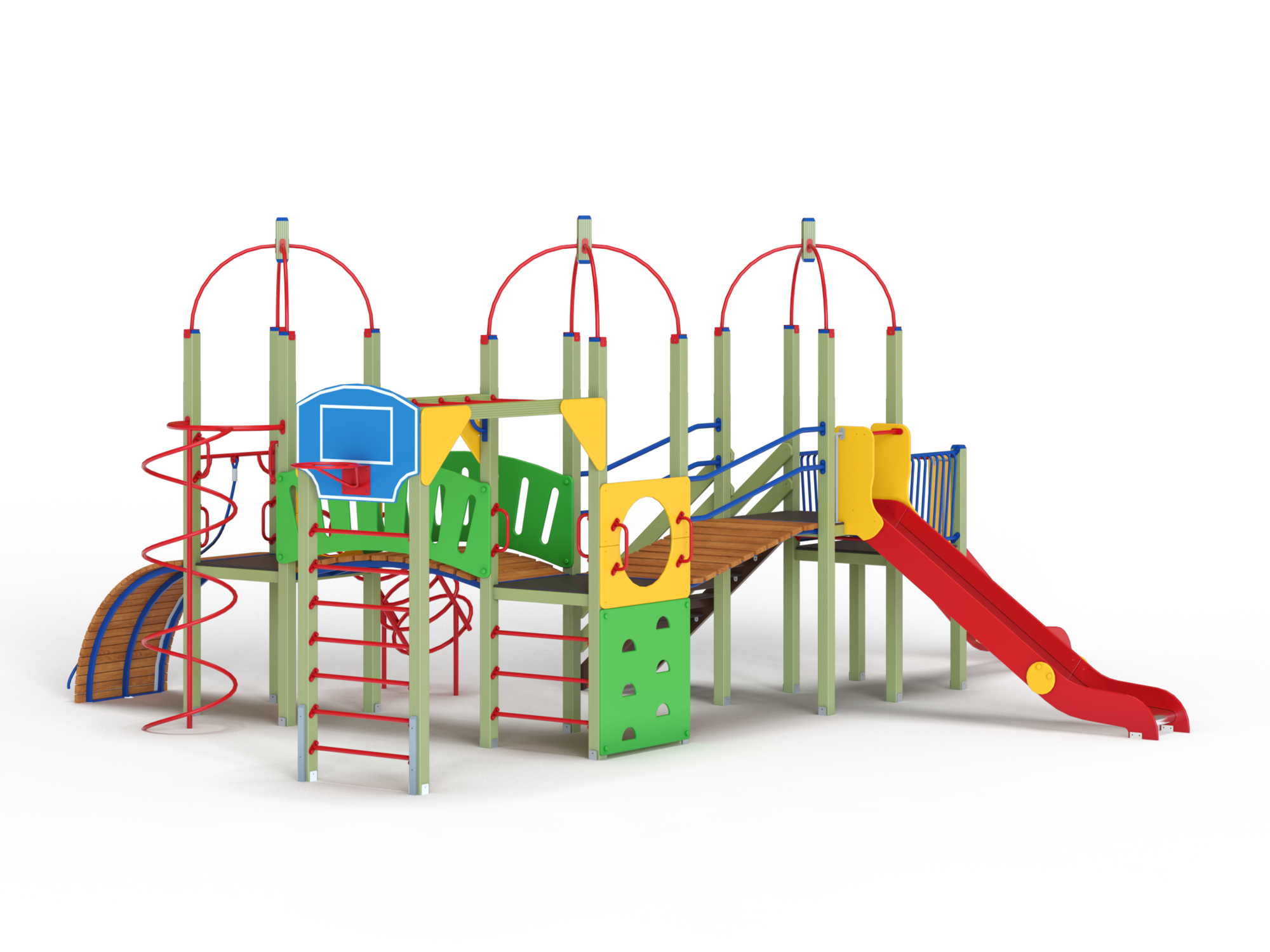 ДИК 3.167-ДЕРЕВО Детский игровой комплекс Н=1200,1500 мм