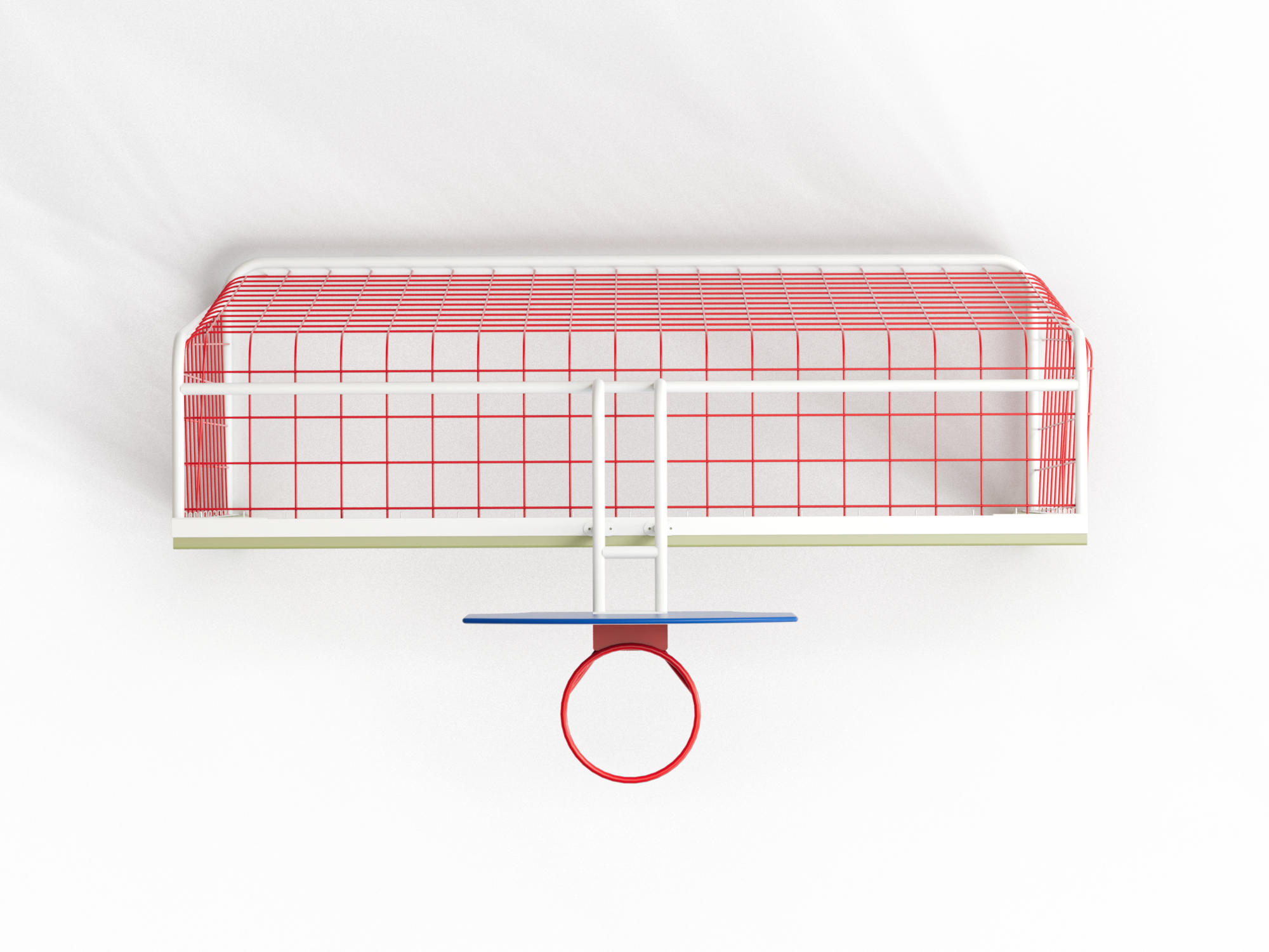 СО 5.10 Гандбольные ворота с баскетбольным щитом (1шт.) без сеток