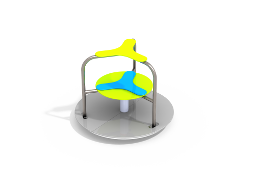 ДИО 2.29.01 Карусель трехместная со столиком нерж