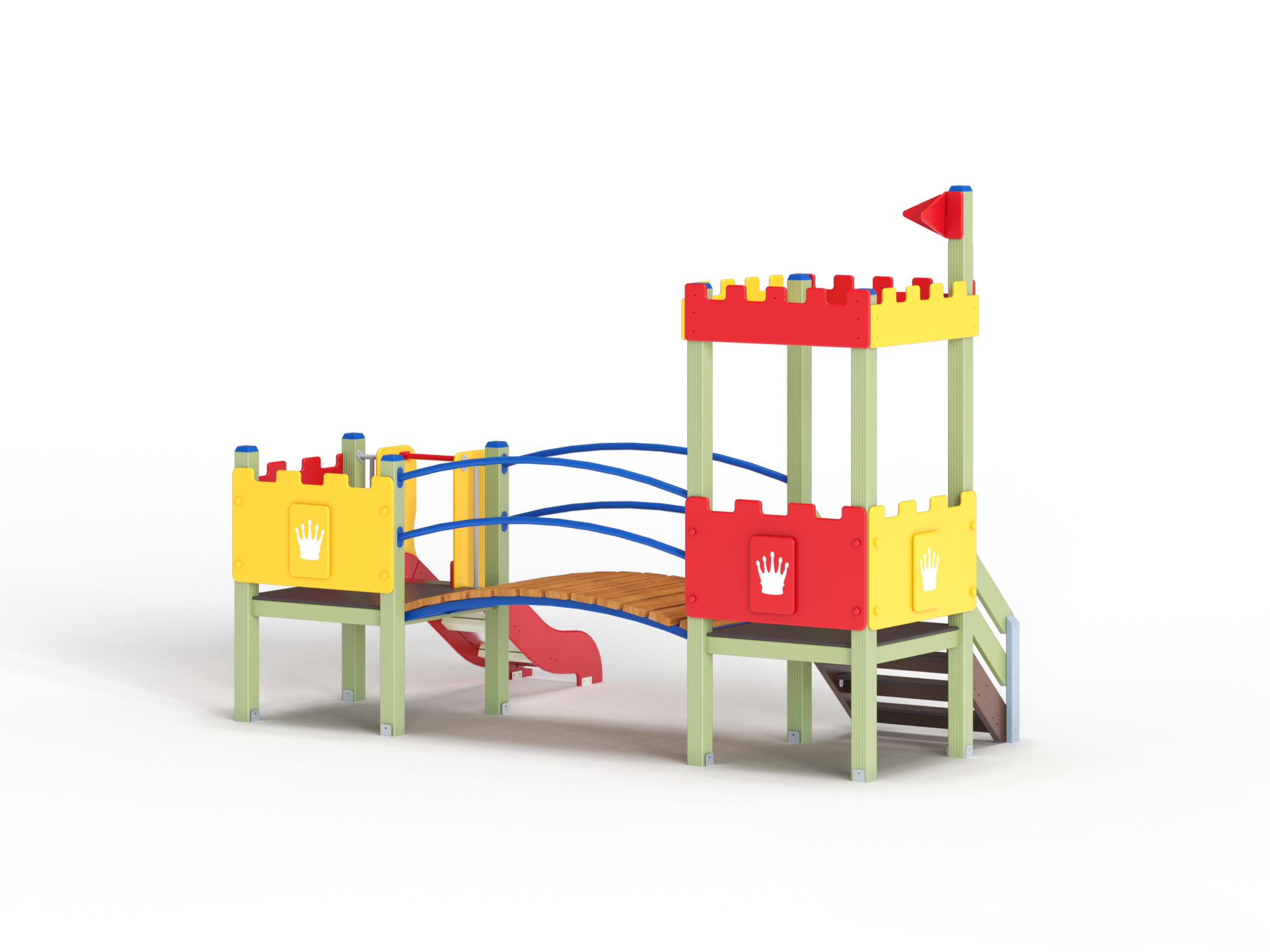 ДИК 2.095-ДЕРЕВО Детский игровой комплекс Н=700 мм