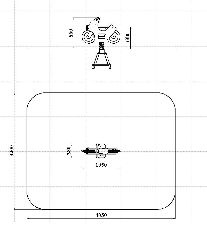ДИО 4.041 Качалка на пружине