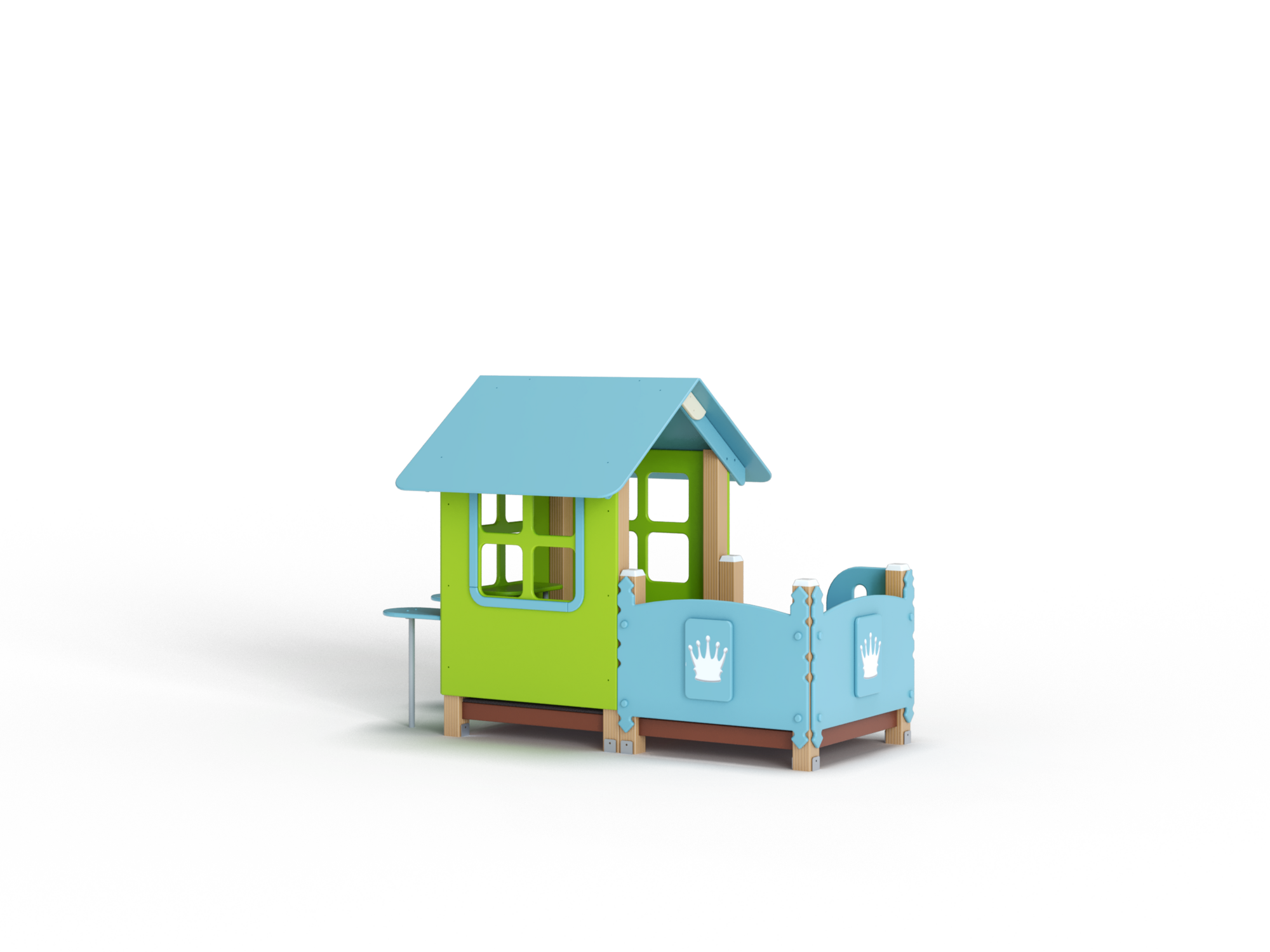 МФ 5.252-ДПК Домик с внешними столиком и скамейкой