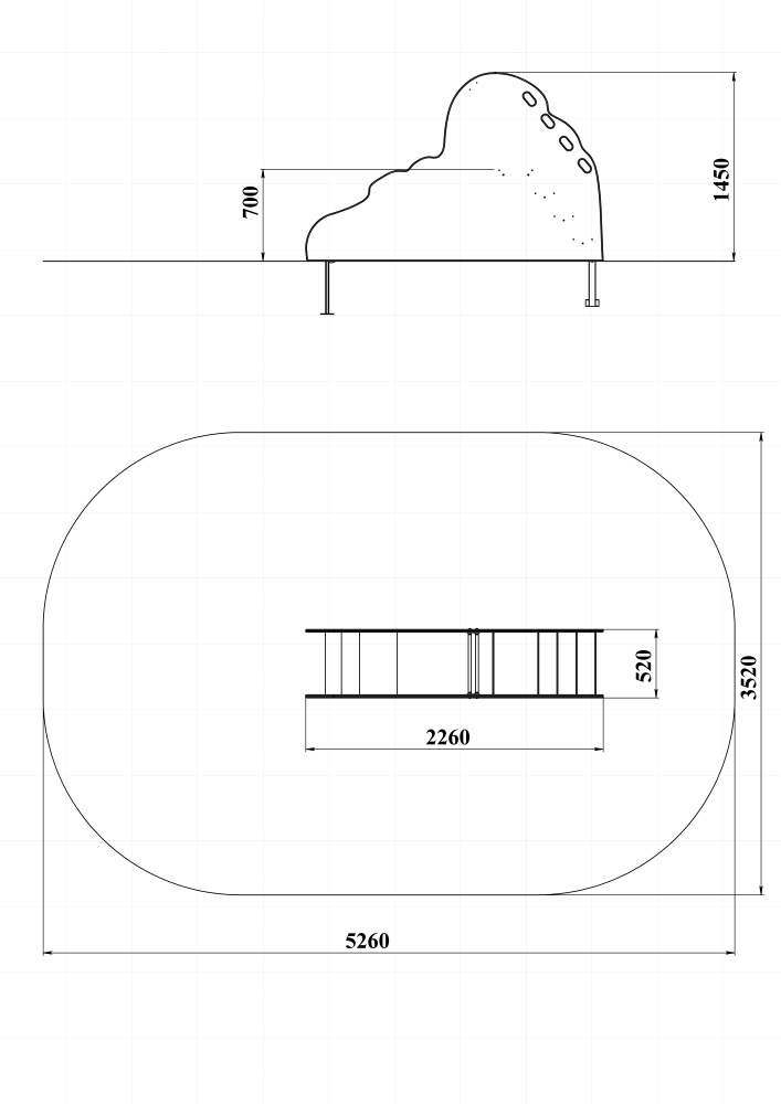 ДИО 5.17 Горка Н= 700 мм