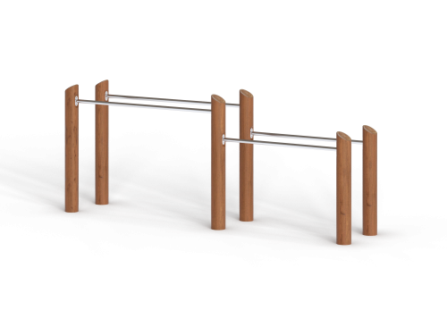 ДП 7.09-К Брусья двойные для отжиманий на бревнах