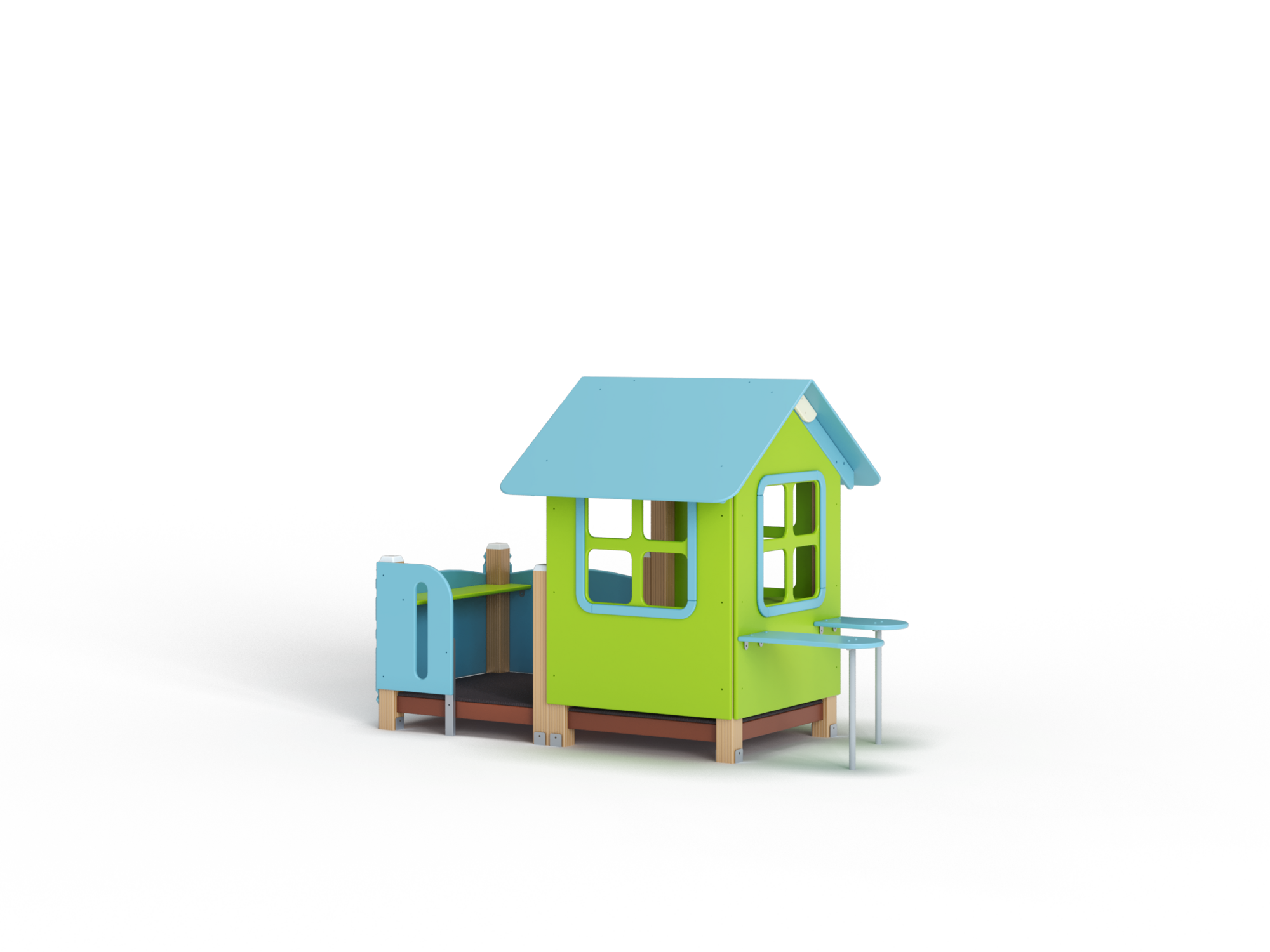 МФ 5.252-ДПК Домик с внешними столиком и скамейкой