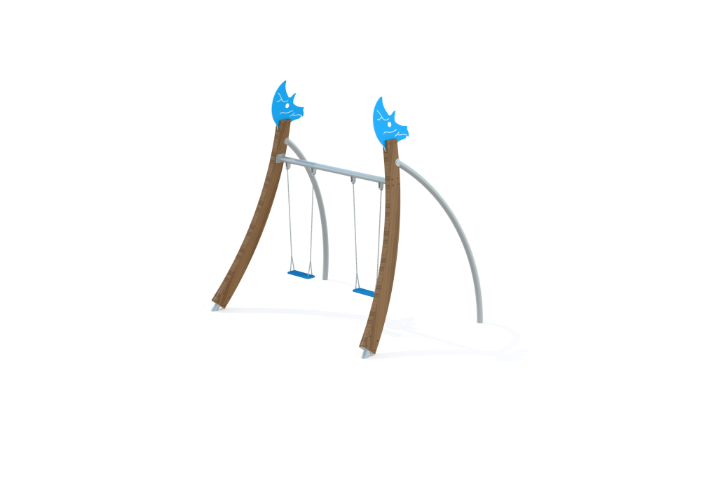 ДИО 1.302.11 Флекс качели двойные цинк