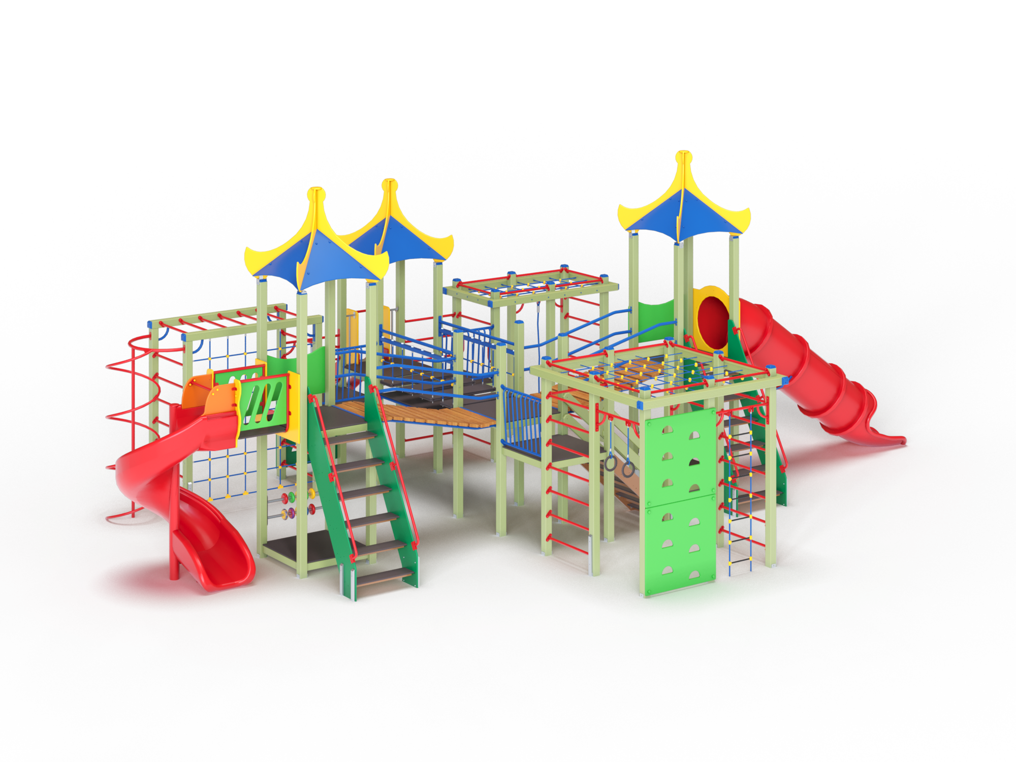 ДИК 5.052-ДЕРЕВО Детский игровой комплекс Н=1500 мм, 1800 мм