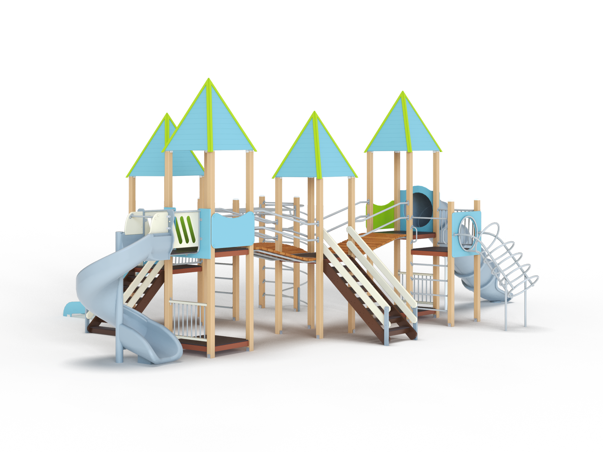 ДИК 4.173-ДПК Детский игровой комплекс Н=1200 мм, 1500 мм, 1800 мм