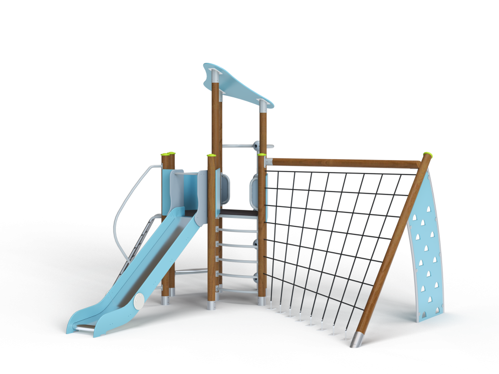 ДИК 2.14-К Детский игровой комплекс на круглых столбах Н=1500 мм 