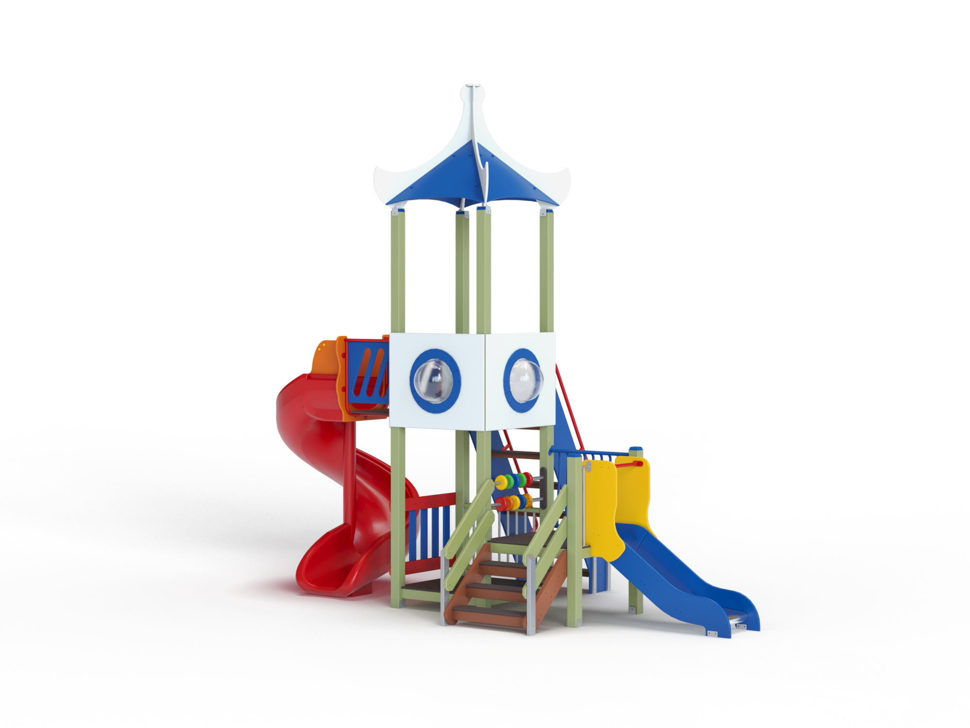 ДИК 9.028 Детский игровой комплекс Н=700 мм, 1800 мм