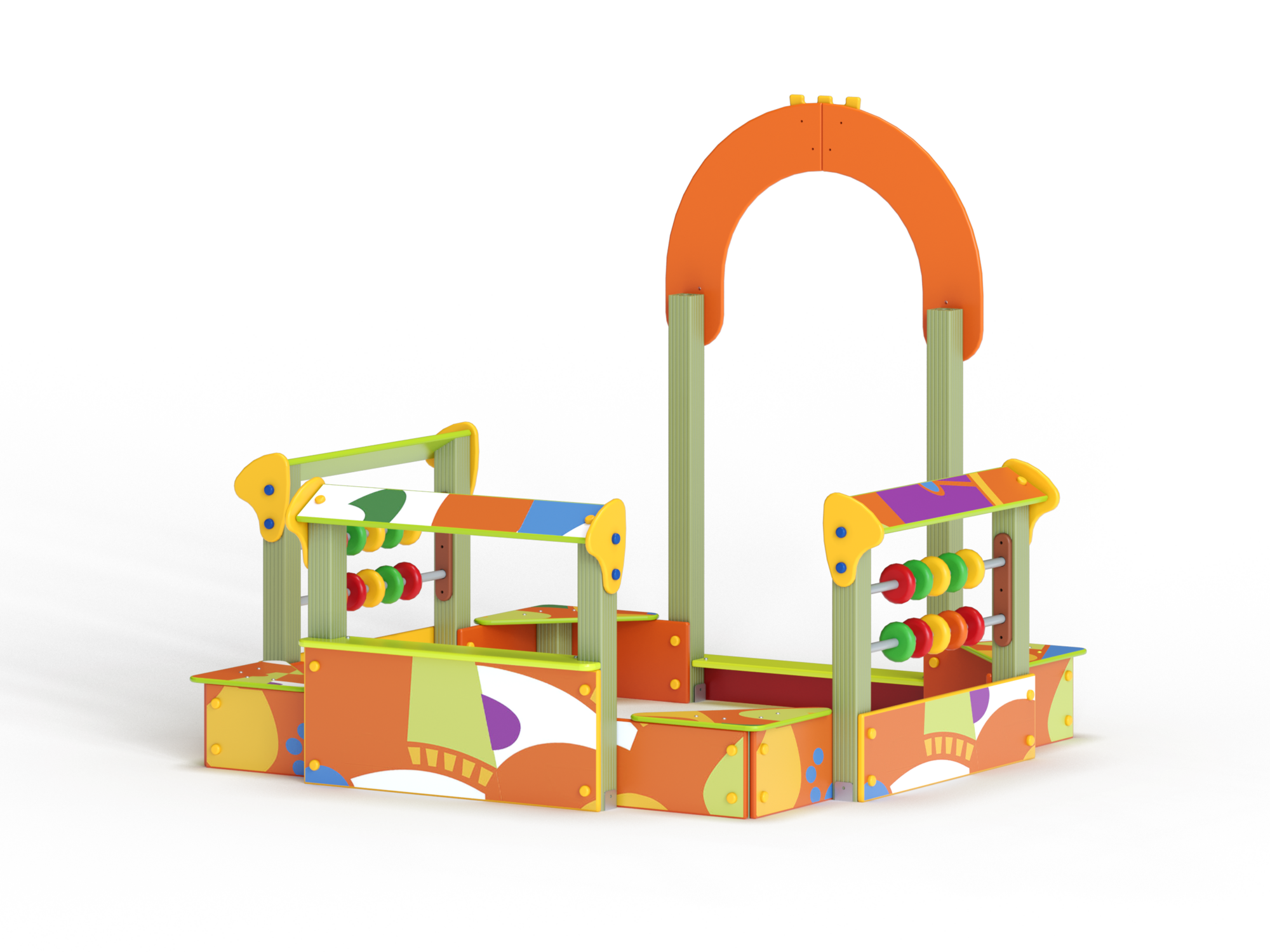 МФ 3.114 Песочница со счетами граффити 