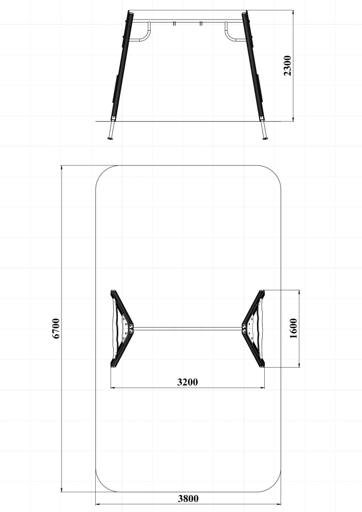 ДИО 1.042 Качели (подвес в комплект не входит)