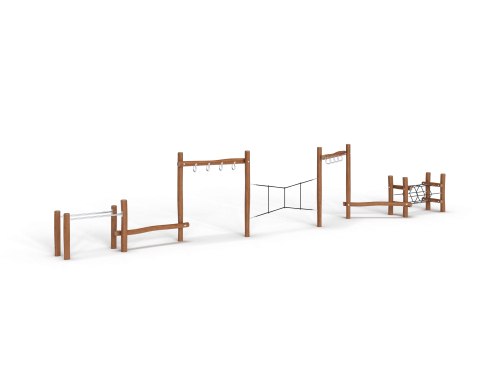 ДП 3.20-К Комплекс для лазания на бревнах