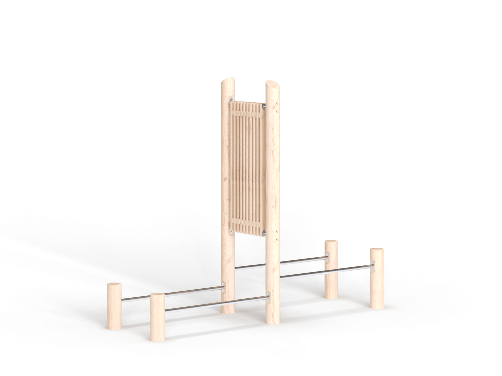 ДП 7.095-К Брусья для отжиманий на бревнах