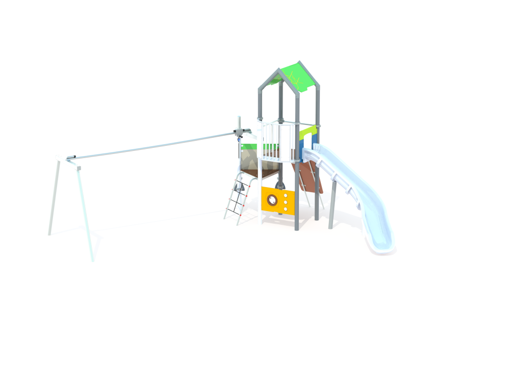 УК 7.821 Универсальный комплекс башня с рельсом