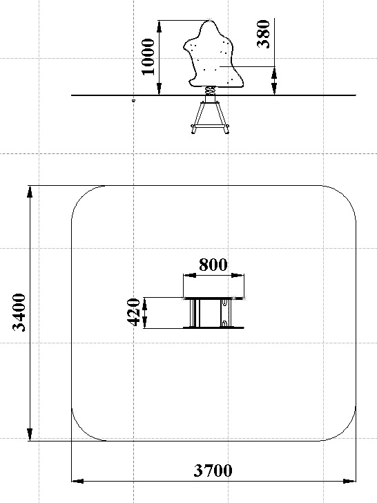 ДИО 4.41 Качалка на пружине