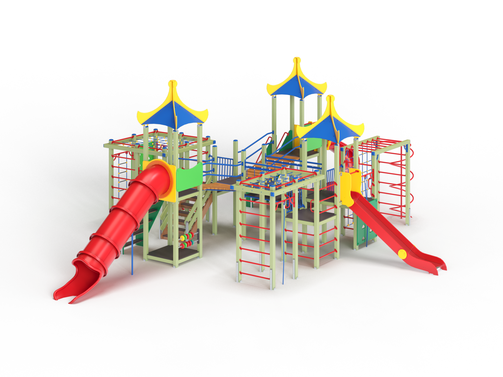 ДИК 5.052-ДЕРЕВО Детский игровой комплекс Н=1500 мм, 1800 мм