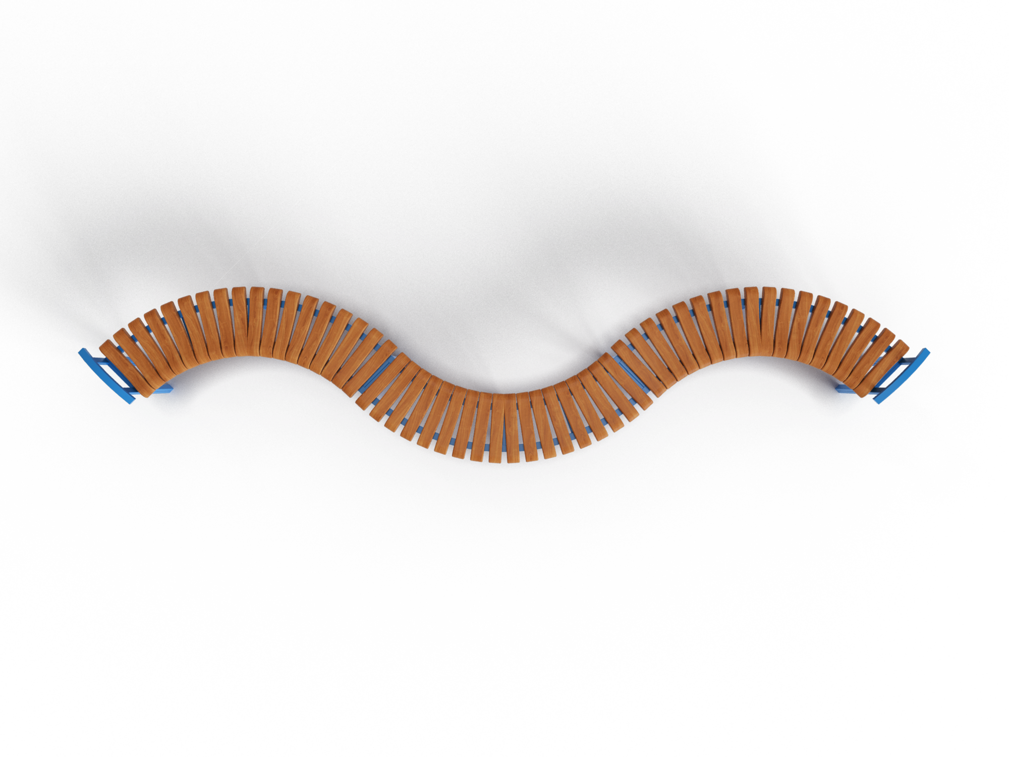 МФ 1.166 Лавочка Парк волна