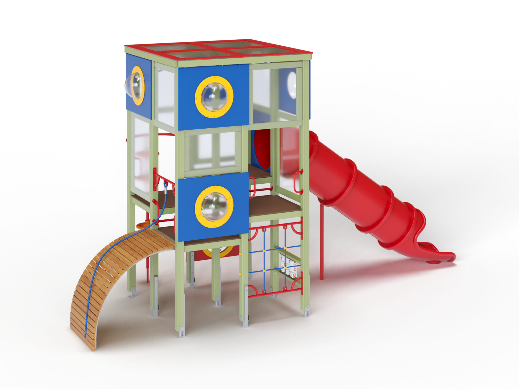 ДИК 9.301-ДЕРЕВО Детский игровой комплекс Н=1200,1500,1800 мм