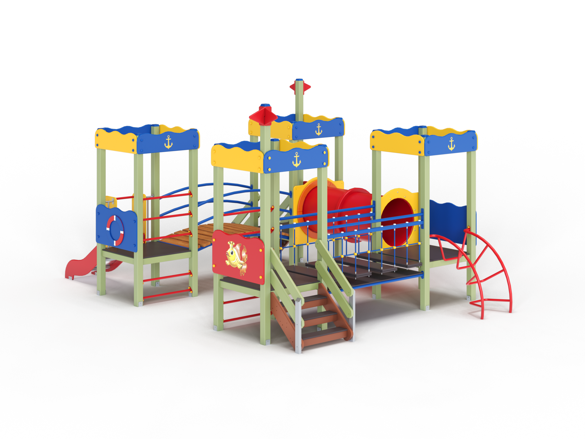 ДИК 4.06-ДЕРЕВО Детский игровой комплекс Н=700 мм