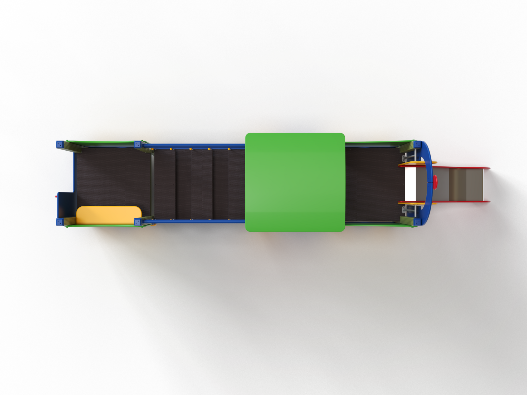 МФ 4.04-ДЕРЕВО Паровоз с 1 вагоном и горкой Н=700 мм