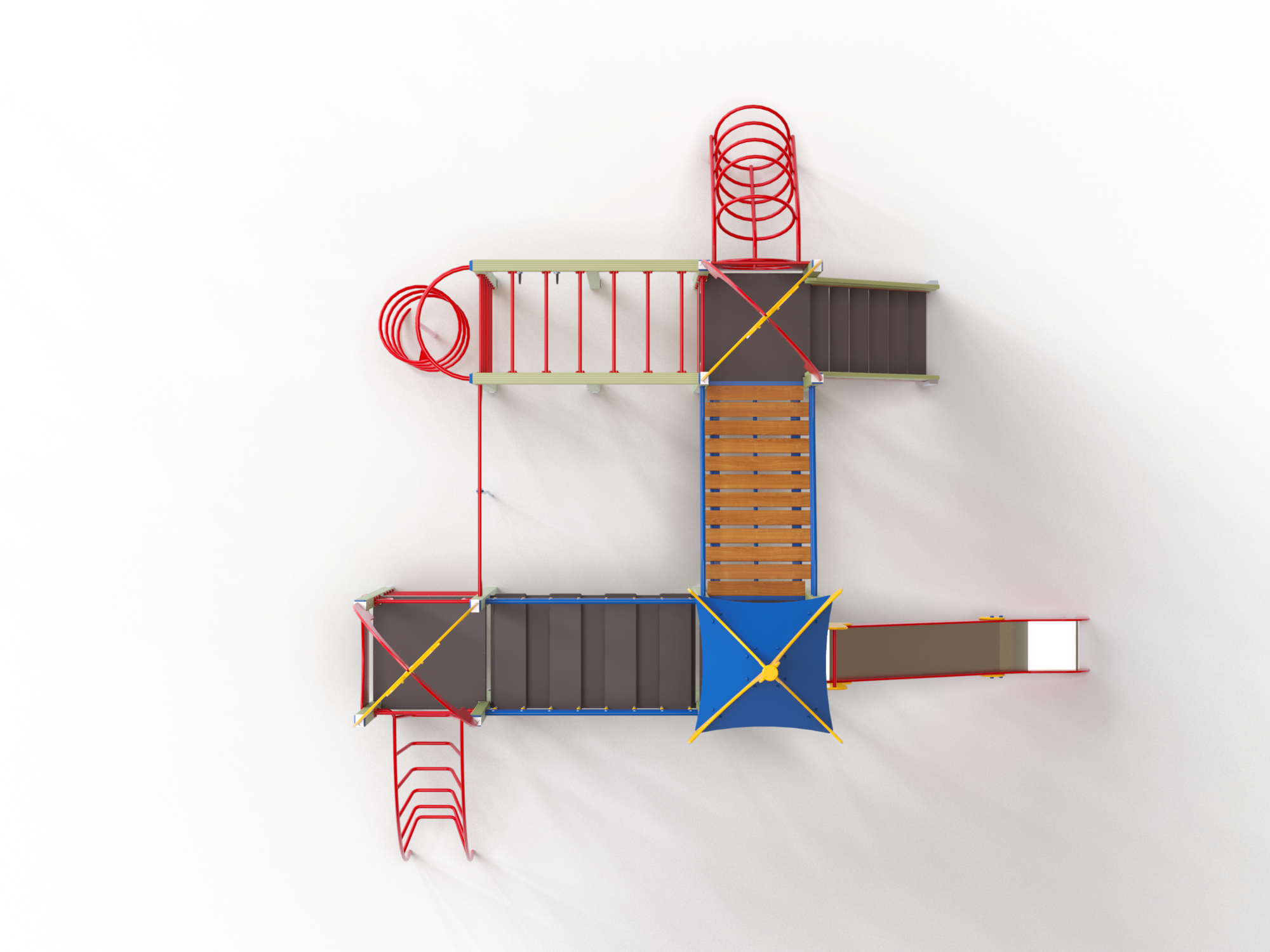 ДИК 3.213-ДЕРЕВО Детский игровой комплекс Н=1500 мм