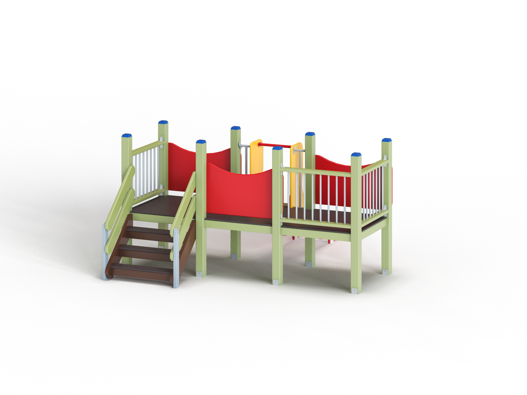 ДИО 5.023-ДЕРЕВО Закрытый манеж с горкой Н=700