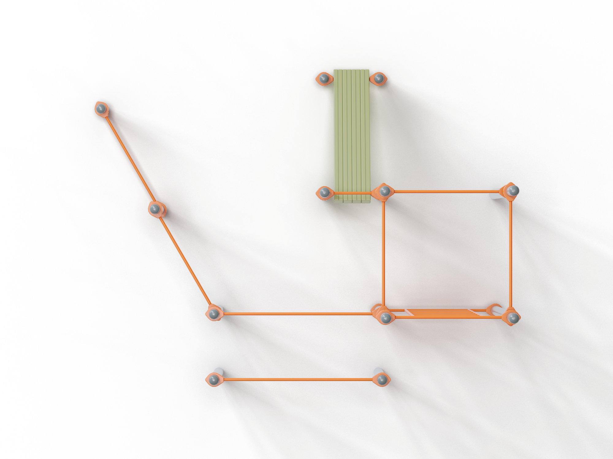 СО 7.29 Комплекс с 7 турниками и шведской стенкой