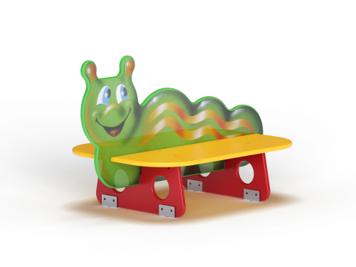 МФ 1.23 Лавочка со спинкой Гусеница