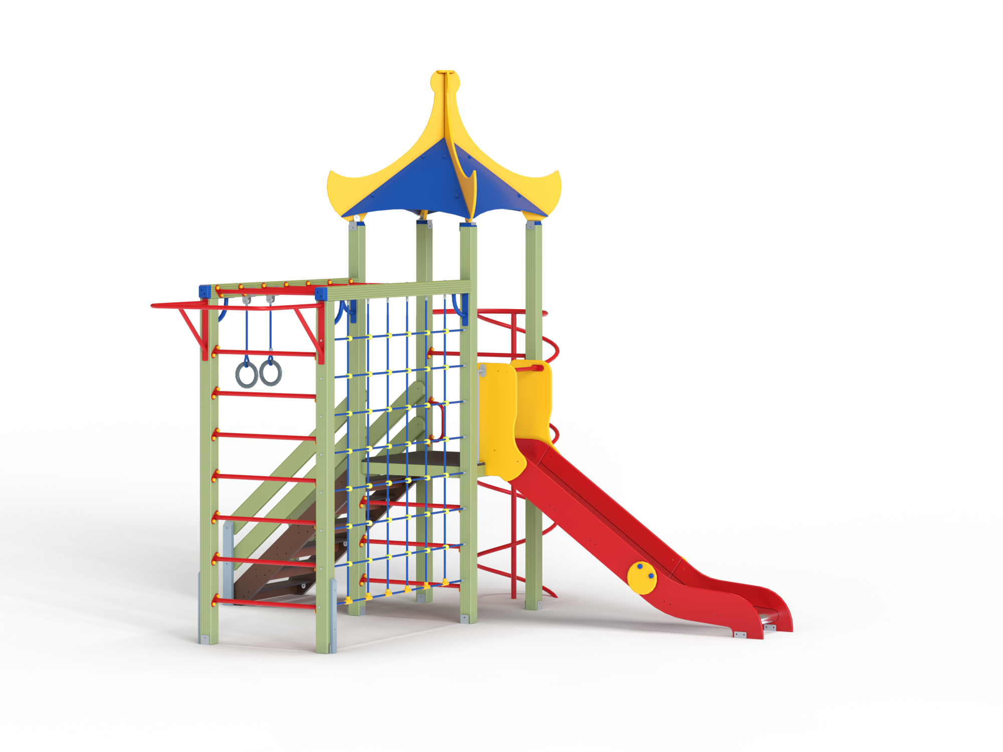 ДИК 1.031-ДЕРЕВО Детский игровой комплекс Н=1200 