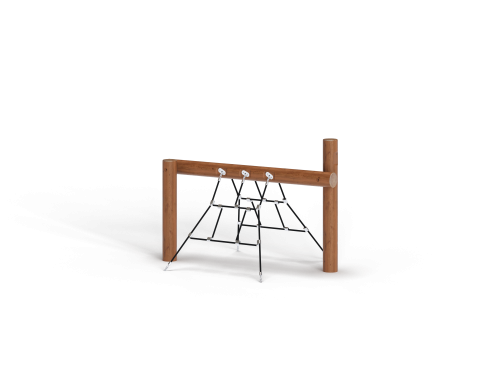 ДП 3.154 Комплекс мостик с сетками на бревнах