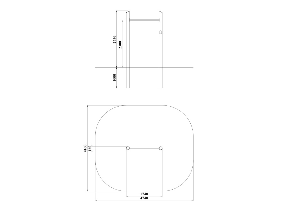 ДП 7.326 Турник на бревнах