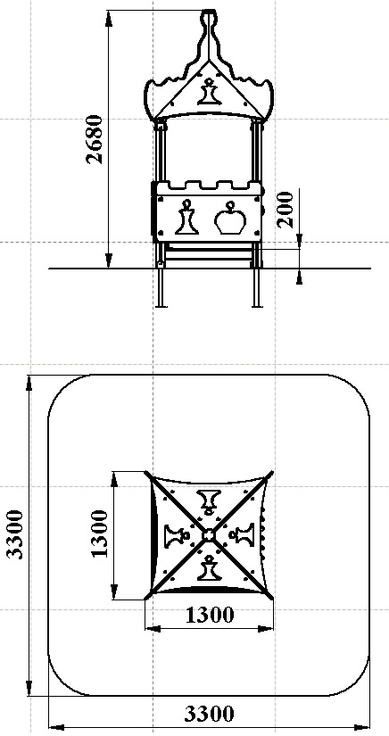 МФ 5.244-ДПК Домик-беседка