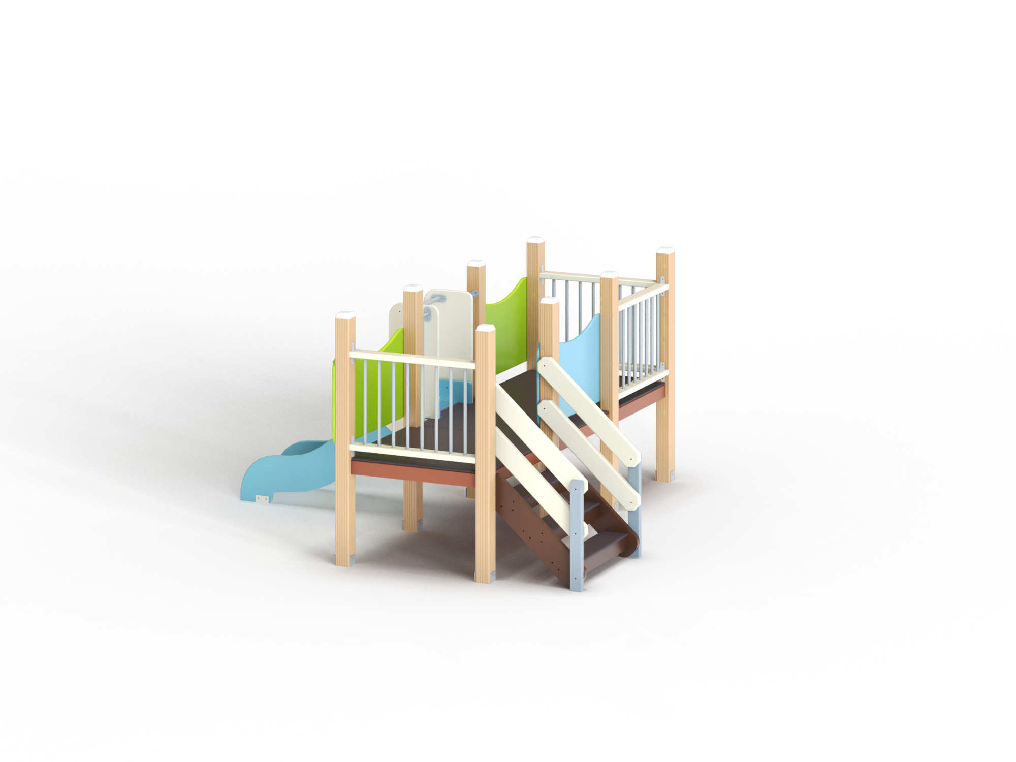 ДИО 5.023-ДПК Закрытый манеж с горкой Н=700