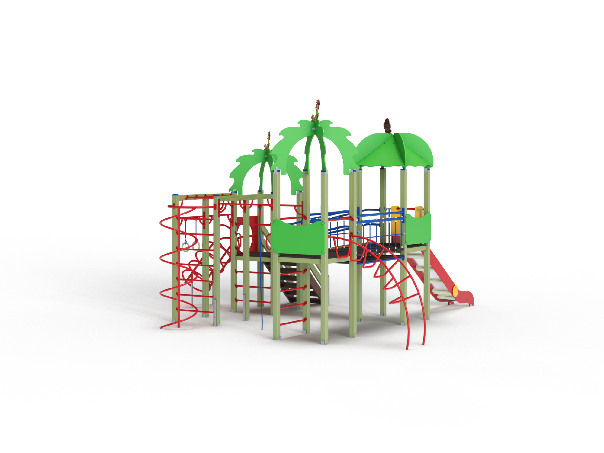 ДИК 3.215-ДЕРЕВО Детский игровой комплекс Н=1500 мм