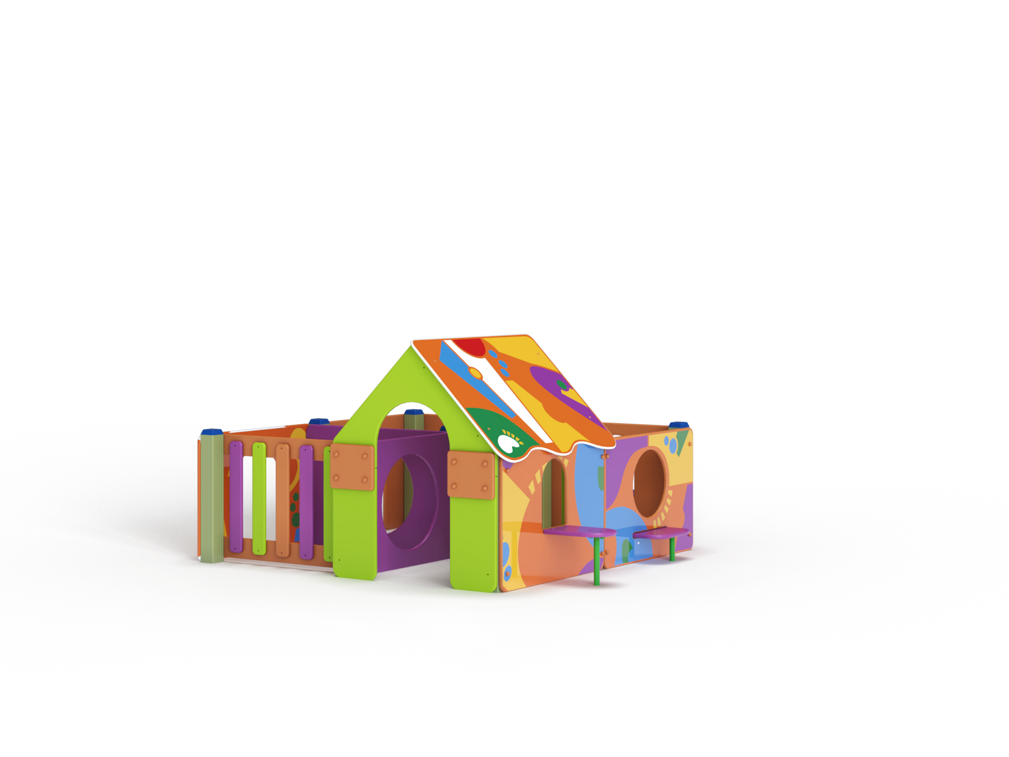 МФ 5.163 Лабиринт 4 секции Граффити