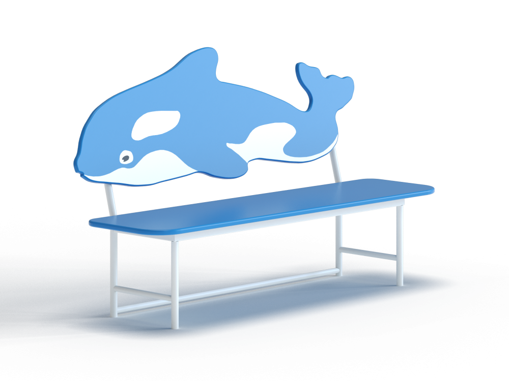 МФ 1.321 Лавочка со спинкой Касатка